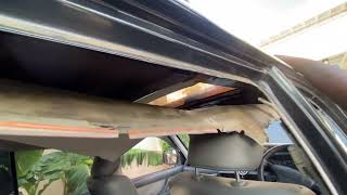 Land cruiser 80  Sunroof drain [upl. by Sedicla]