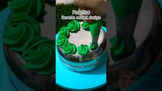 How to make cake rosette  nozzel design  youtubeshorts cake shortsfeed shorts ytshort [upl. by Consuelo429]