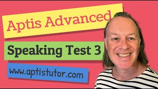 Aptis ESOL Advanced Speaking Practice Test 3 [upl. by Aidile]