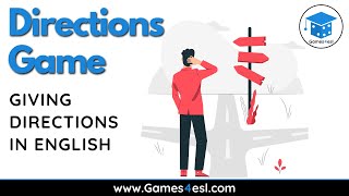 Directions Game  Giving Directions In English [upl. by Carnay]