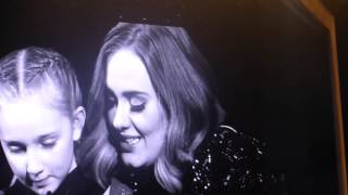 Adele invites fan on stage in Birmingham UK 300316 [upl. by Chastity]