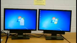 Setting Up Dual Monitors With Windows 7 [upl. by Amal]