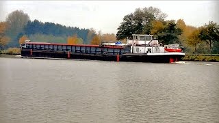 Einmündung Küstenkanal in den DortmundEmsKanal  River Ems Germany [upl. by Nilecoj]