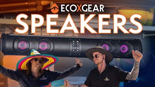 Eco X Gear Waterproof Speakers A Quick Look At The New Range [upl. by Theone]