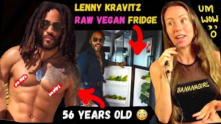 Freelee reacts to Lenny Kravitz raw vegan fridge awesome but 1 problem 🧐 86 [upl. by Nimajnab240]