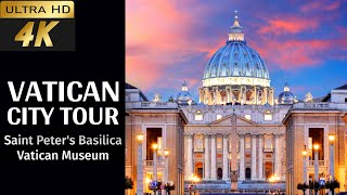 4k Vatican City Tour 2024  Vatican guide  Vatican museum  St Peters Basilica [upl. by Ahsiad]