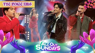 The Coaches of The Voice Kids show off their worldclass talent  AllOut Sundays [upl. by Snej105]