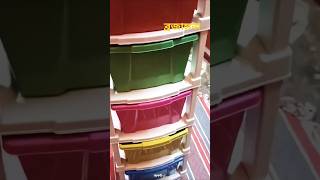 J K International 6 Compartment Plastic Modular Drawer Multicolour making video  Brajangana1960 [upl. by Ronny653]