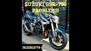 Suzuki GSR750 Problems So Far [upl. by Kile]