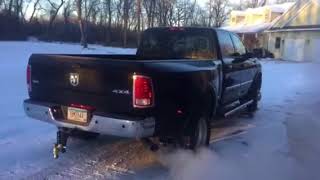 RAM 3500 cold start 17F Minnesota [upl. by Intruok]