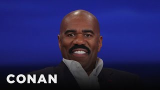 Steve Harvey Knows He’s Sexy  CONAN on TBS [upl. by Cir]