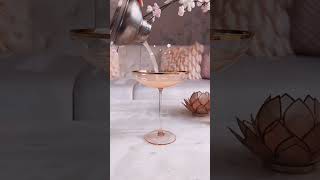 quotcherry blossom cocktailquot Sweet and delicate Ideal for spring parties [upl. by Halli]