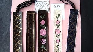 Faux Leather BOOKMARKS Teacher Gift Bookworms how to diy [upl. by Geoffrey]