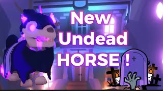 NEW Undead Jousting Horse Price Revealed See how to get one for FREE 😱 Halloween Update Adopt Me [upl. by Nelleoj676]