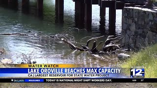 Lake Oroville reaches maximum capacity [upl. by Otte]