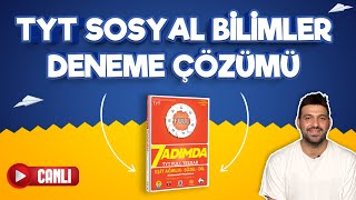 TYT Sosyal Bilimler Deneme Çözümü Kamp2022 🔴Canlı [upl. by Dnaletak535]