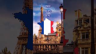 Christianity amp irreligious in France🇲🇫 europe geography history mapping france rec shorts [upl. by Ayocat]