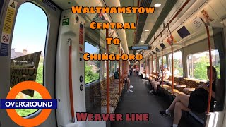 LONDON OVERGROUND JOURNEY  Walthamstow Central to Chingford  Weaver Line [upl. by Zetnom]