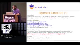 DEF CON 17  Joseph McCray  Advanced SQL Injection [upl. by Diogenes]