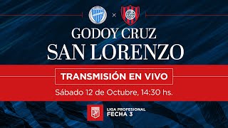 🔴 VIVO Godoy Cruz vs San Lorenzo  Fecha 3 Liga Profesional [upl. by Axel]