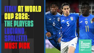 Italy At World Cup 2026 Possible Squad Lineup Prediction amp What Luciano Spalletti Must Do Ep431 [upl. by Chloe434]