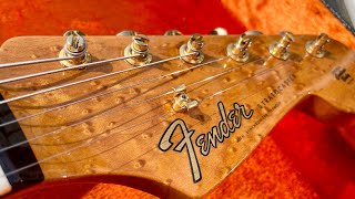 2018 Fender Stratocaster Custom Shop Artisan Mahogany [upl. by Agem]