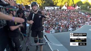 Jamie Hull  1st place  Occitanie Scooter Freestyle Park Final  FISE Montpellier 2019 [upl. by Ykcub646]