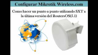 Configuracion Punto a Punto con SXT Mikrotik [upl. by Bashuk]