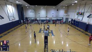 Heathwood Hall vs Cardinal Newman High School Girls Varsity Volleyball [upl. by Ahsrat393]