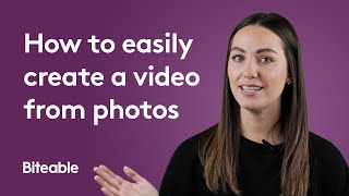 How to easily create a video from photos [upl. by Griffith]