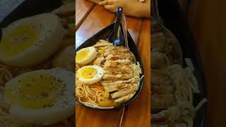 Ramen Bowl with Egg amp Chicken ramen ramennoodles koreanfood trending fyp viralshorts [upl. by Ylekalb]