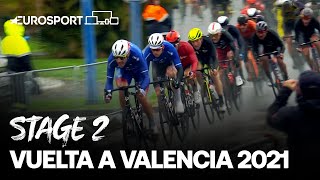 Vuelta a Valencia 2021  Stage 2 Highlights  Cycling  Eurosport [upl. by Bealle]