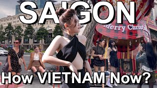 First Time in VIETNAM 🇻🇳 Exploring Saigon Ho Chi Minh City [upl. by Ahtanoj]