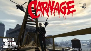 GTA 4 Crane CARNAGE  I kill every cop in Liberty City 2024 gameplay [upl. by Llertnor]