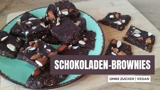 Gesunde Brownies  ohne Zucker [upl. by Cotsen]