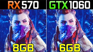 RX 570 Vs GTX 1060  How Much Performance Difference in 2021 [upl. by Alaekim78]