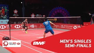 SF  MS  SON Wan Ho KOR vs Kento MOMOTA JPN  BWF 2018 [upl. by Odnolor]