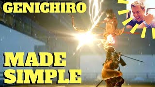 Sekiro  Genichiro Ashina Made Simple Way of Tomoe Ashina Castle Dojo [upl. by Aleunamme]