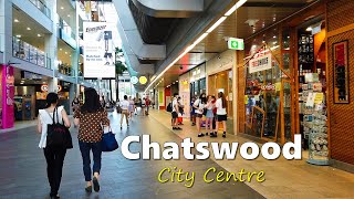 Sydney Chatswood City Centre Walk  Chatswood Interchange  Victoria Ave Shopping Street [upl. by Eednus875]