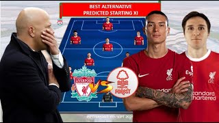 KEEP SPIRIT THE REDS  LIVERPOOL ALTERNATIVE STARTING XI EPL WEEK 4  LIVERPOOL VS NOTTINGHAM FOREST [upl. by Mrots]