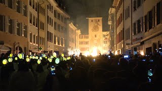 Sonne Schnee und Feuer  Fasnacht und Chienbäse Liestal 2023 [upl. by Stouffer631]