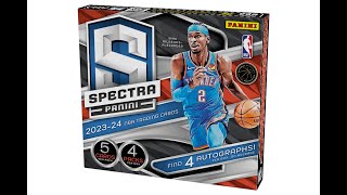 202324 Panini Spectra Hobby 4 Box PYT  CardSino Breaks 217🏀 [upl. by Gerda]