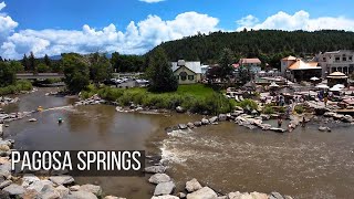 Tour Pagosa Springs Riverwalk Hot Springs and More [upl. by Nyret]