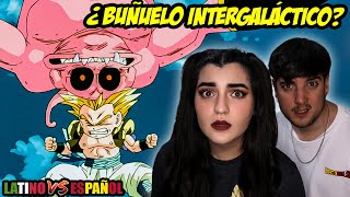 ESPAÑOLES REACCIONAN A DRAGON BALL LATINO VS ESPAÑOL 💥GOTENKS SSJ VS SUPER BUU💥🐲DBZ🐲 [upl. by Georgette528]