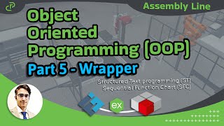 Part5 PLC Object Oriented Programming OOP of Assembly Line by Codesys simulated in factory IO [upl. by Ellehcrad]