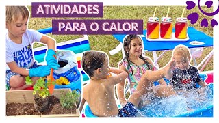 5 ATIVIDADES PARA O VERÃO  PARA TODAS AS IDADES  FLÁVIA CALINA [upl. by Napier]