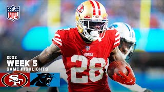 San Francisco 49ers vs Carolina Panthers  2022 Week 5 Highlights [upl. by Mya]