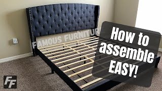 How to assemble a platform bed [upl. by Weywadt]