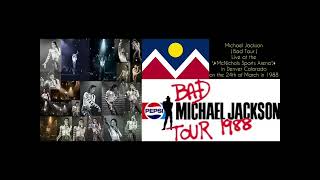 Michael Jackson Wanna Be Startin Somethin Live at Denver 24th March 1988 [upl. by Tsirc]