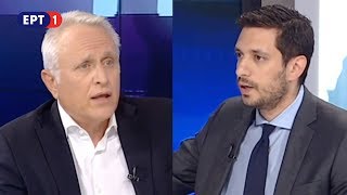 Debate Κυρανάκη  Ραγκούση στην ΕΡΤ Εκλογές 2019 [upl. by Eekram526]